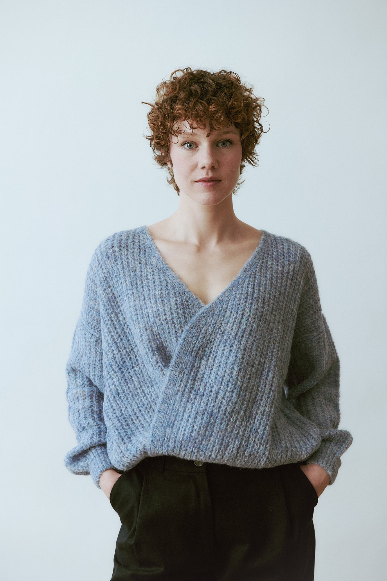 Vega Wrap Cardigan Cloudy Blue – Jungle Folk