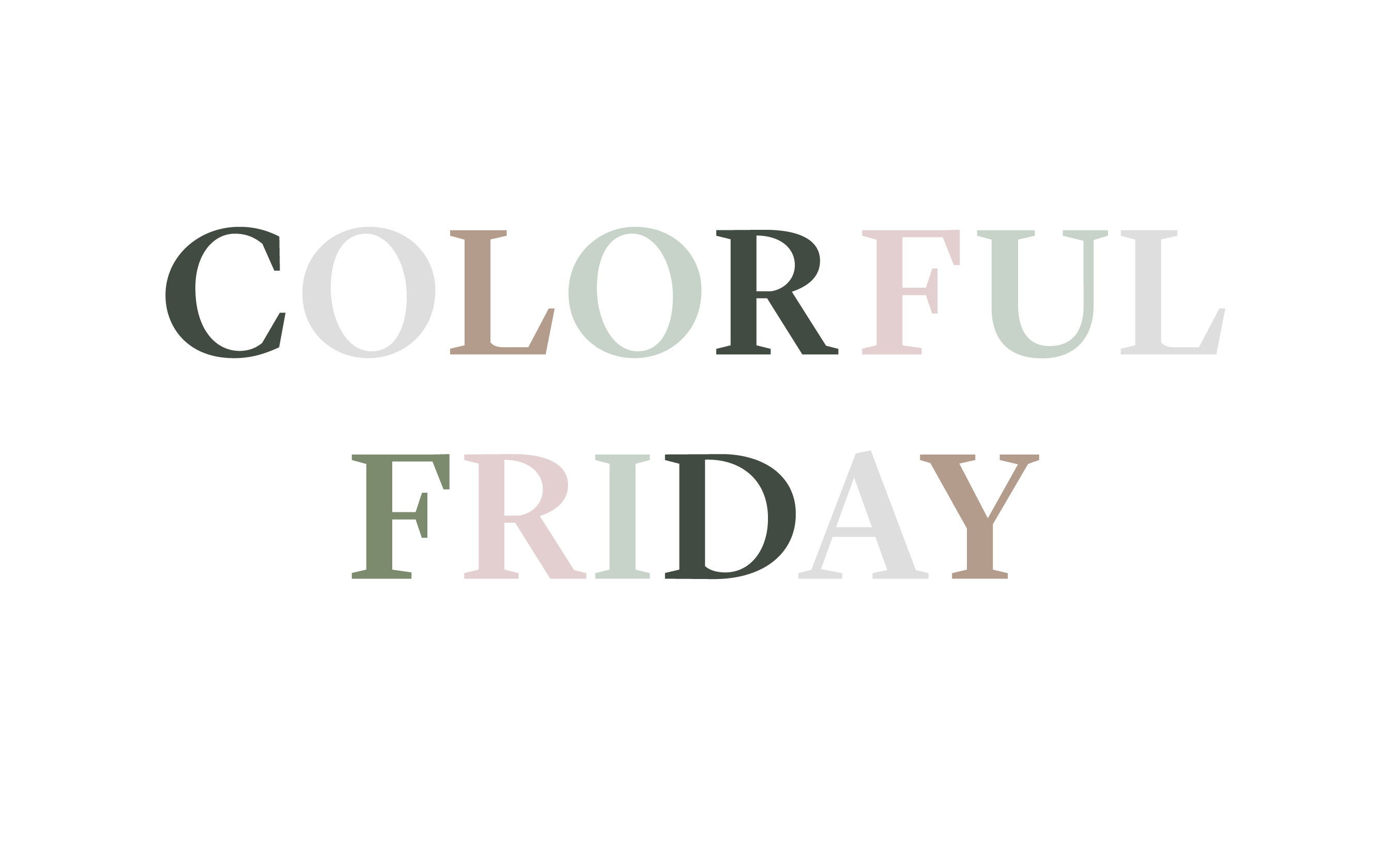 COLORFUL FRIDAY 2021