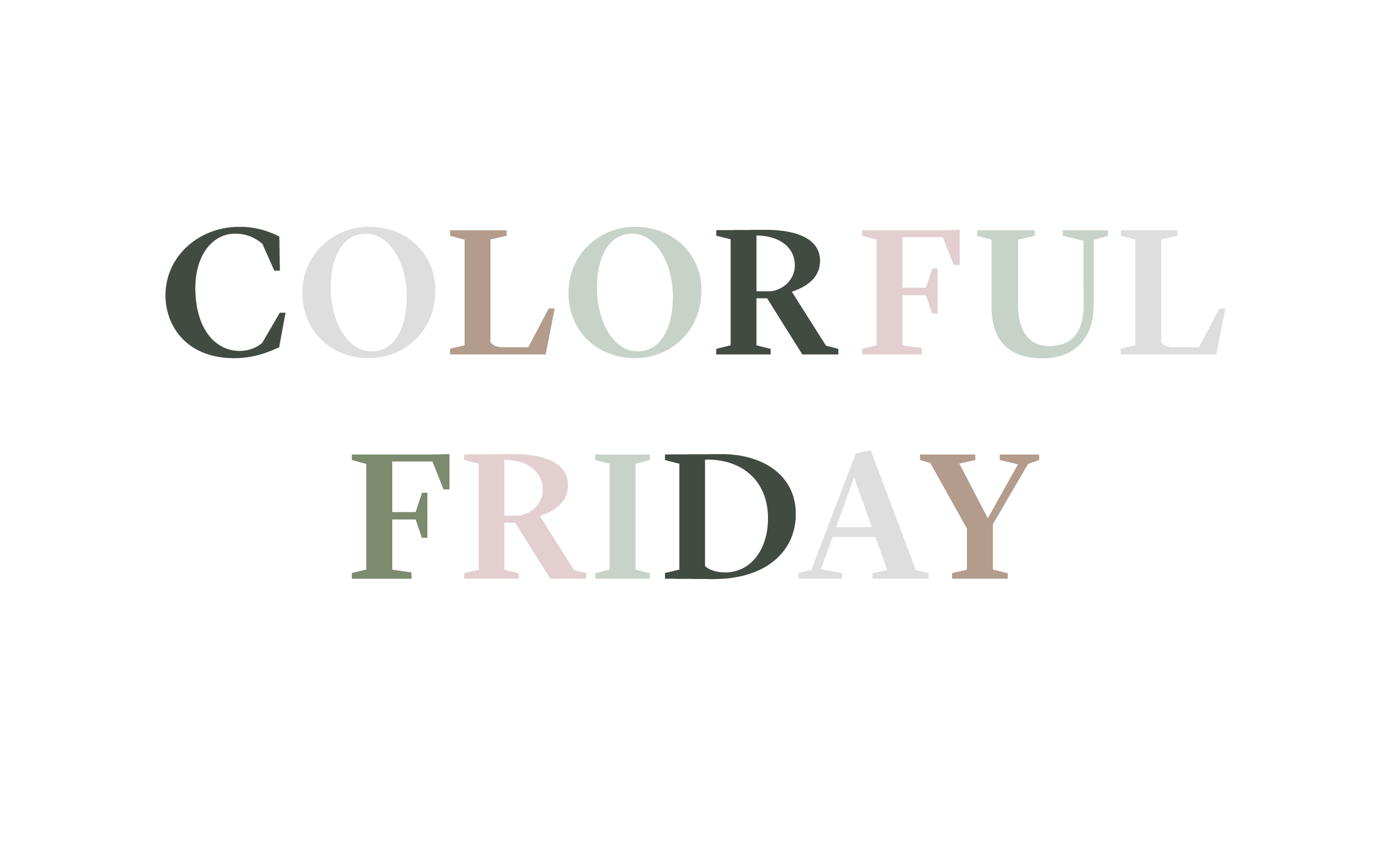 COLORFUL FRIDAY 2021