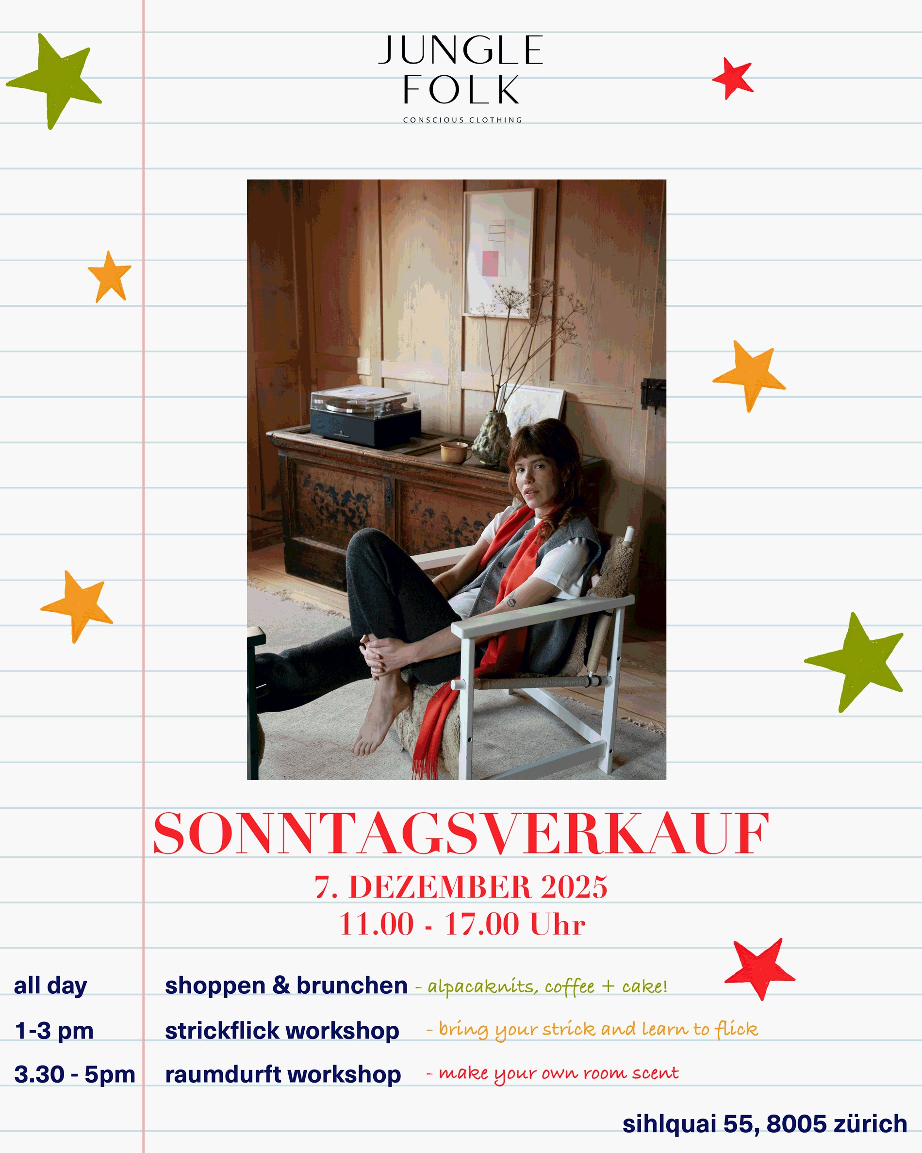 Sonntagsverkauf 7. Decembre 2025