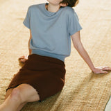 El Sur Knit Top Berlin Blue