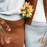 Janet Knit Skirt Berlin Blue