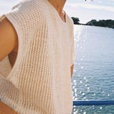 Delia Knit Top Ivory