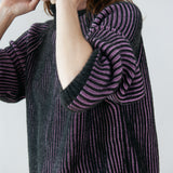 Brooke Sweater Anthracite-Pink