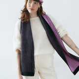 Brooke Scarf Anthracite-Pink