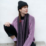 Brooke Scarf Anthracite-Pink