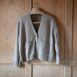 Giorgia Cashmere Cardigan Greige