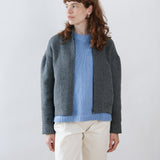 Eleanor Reversible Jacket Anthracite - Black