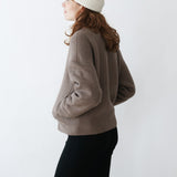 Eleanor Reversible Jacket Greige - Mokka