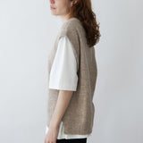 Robin Wool Vest Greige
