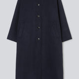 Paloma Maxi Coat Navy Blue