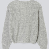 Vega Wrap Cardigan Light Grey