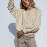 Barranco Knit Cardigan Ivory