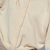 Barranco Knit Cardigan Ivory