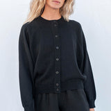 Barranco Knit Cardigan Black
