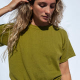 El Sur Knit Top Moss Green