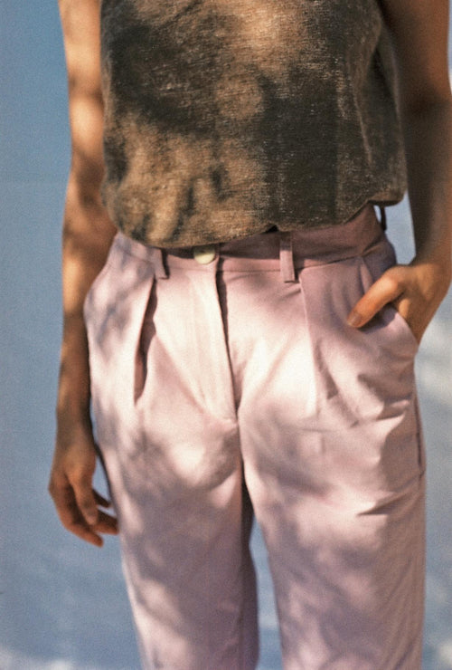 Terrence Corduroy Trousers Light Pink