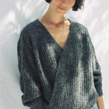Vega Wrap Cardigan Dark Grey