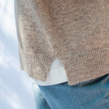 Robin Wool Vest Greige