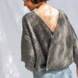 Vega Wrap Cardigan Dark Grey