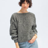 Vega Wrap Cardigan Dark Grey
