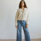 Tosca Reversible Cardigan Ecru