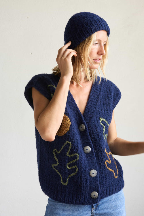 Laka Beanie Navy Blue