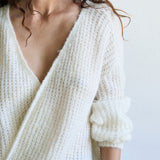 Vega Wrap Cardigan Ivory