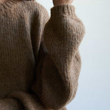 Lora Knit Sweater Undyed Camel