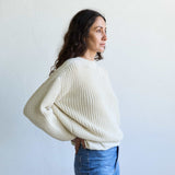 Tosca Reversible Cardigan Ecru