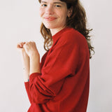 Arvo Knit Sweater Pomegranate