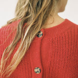 Tosca Reversible Cardigan Pomegranate