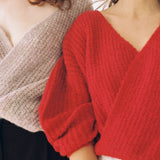 Vega Wrap Cardigan Pomegranate