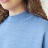 Arvo Knit Sweater Dolphinblue