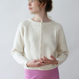 Dolores Knit Cardigan Undyed Ivory