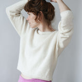 Dolores Knit Cardigan Undyed Ivory