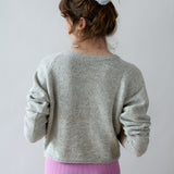 Dolores Knit Cardigan Undyed Light Grey