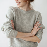 Dolores Knit Cardigan Undyed Light Grey