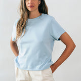 Ela Crop Top Ice Blue