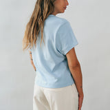 Ela Crop Top Ice Blue