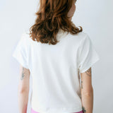 Ela Crop Top White