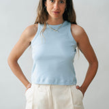 Kaia Tank Top Ice Blue