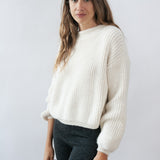 Tosca Reversible Cardigan Ecru