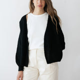 Vega Wrap Cardigan Black