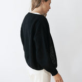 Vega Wrap Cardigan Black
