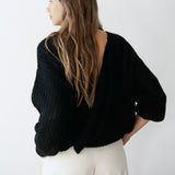 Vega Wrap Cardigan Black