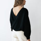 Vega Wrap Cardigan Black