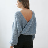 Vega Wrap Cardigan Cloudy Blue
