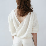 Vega Wrap Cardigan Ivory