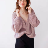Vega Wrap Cardigan Lavender